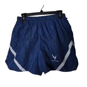 US Air Force Mens Blue Trunks Physical Training‎ Uniform PTU Size Medium Shorts